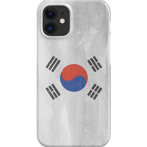 South Korean Flag Distressed iPhone 12 Mini Lite Case